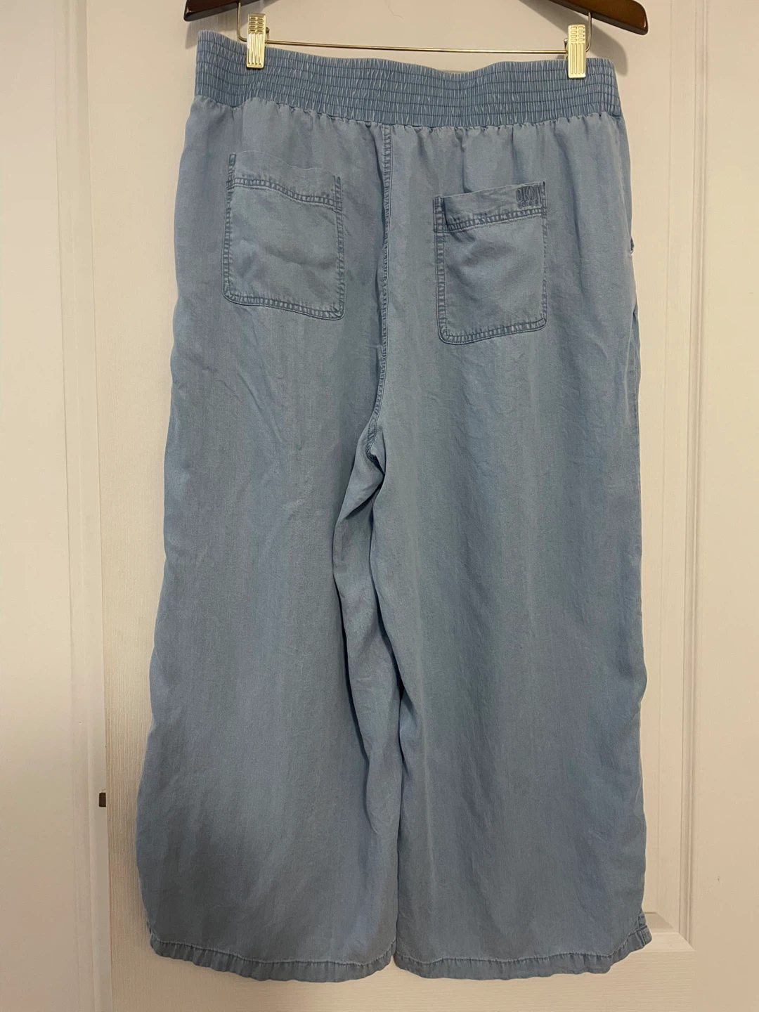 DKNY JEANS Women's Light Wash Culottes Size XL - photo 4