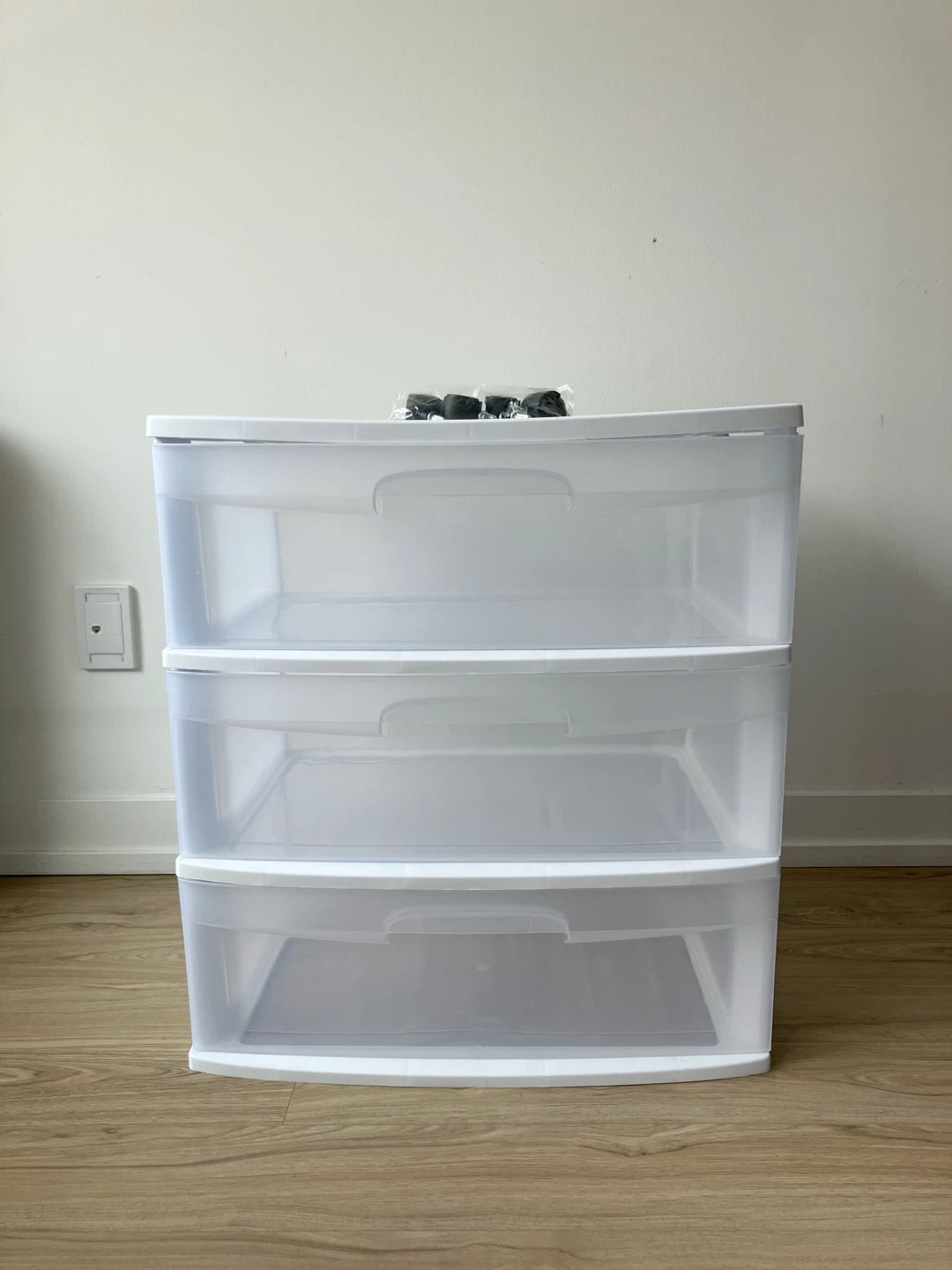 Sterilite 3-Drawer Storage Cart with Wheels - Wide
