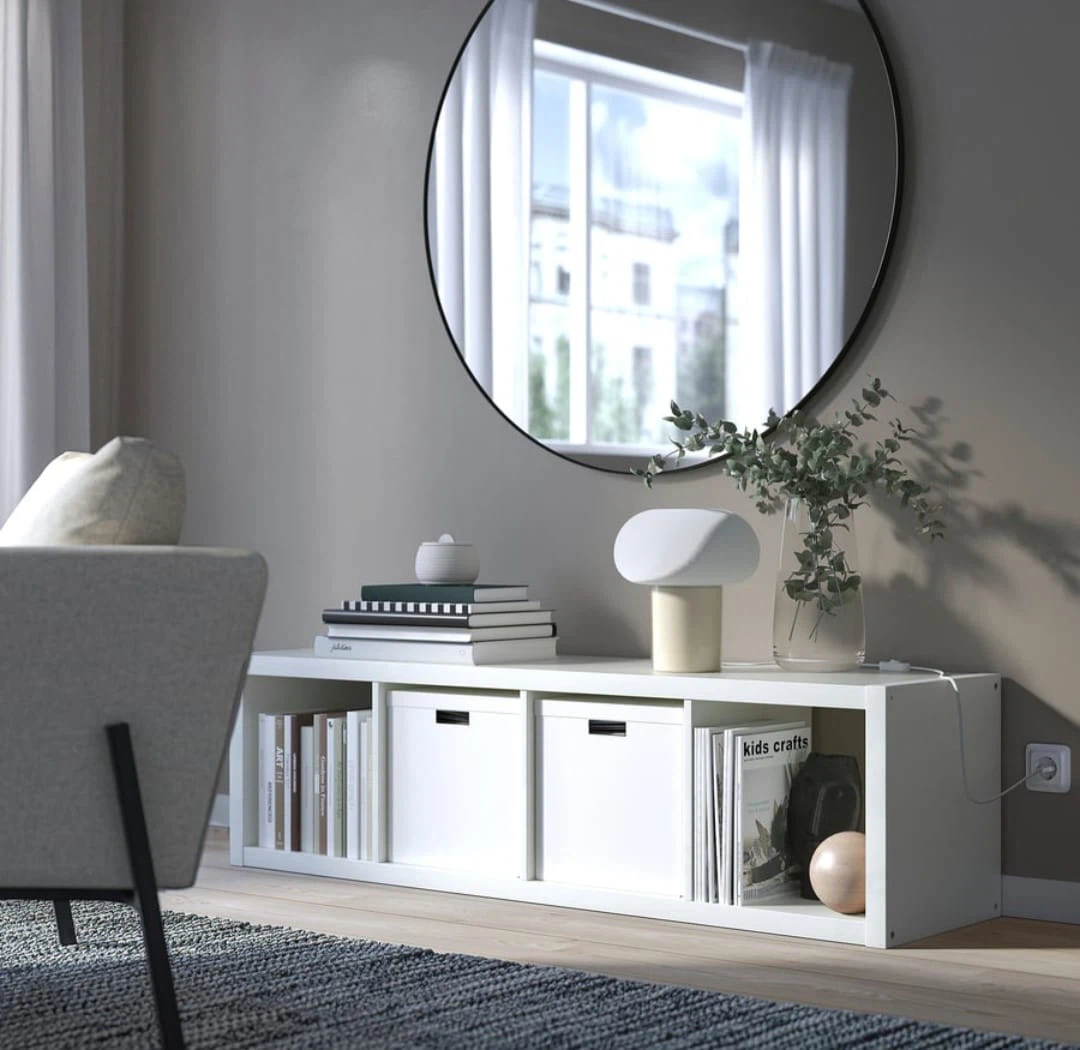 IKEA KALLAX Shelf Unit/ TV stand- White - photo 2