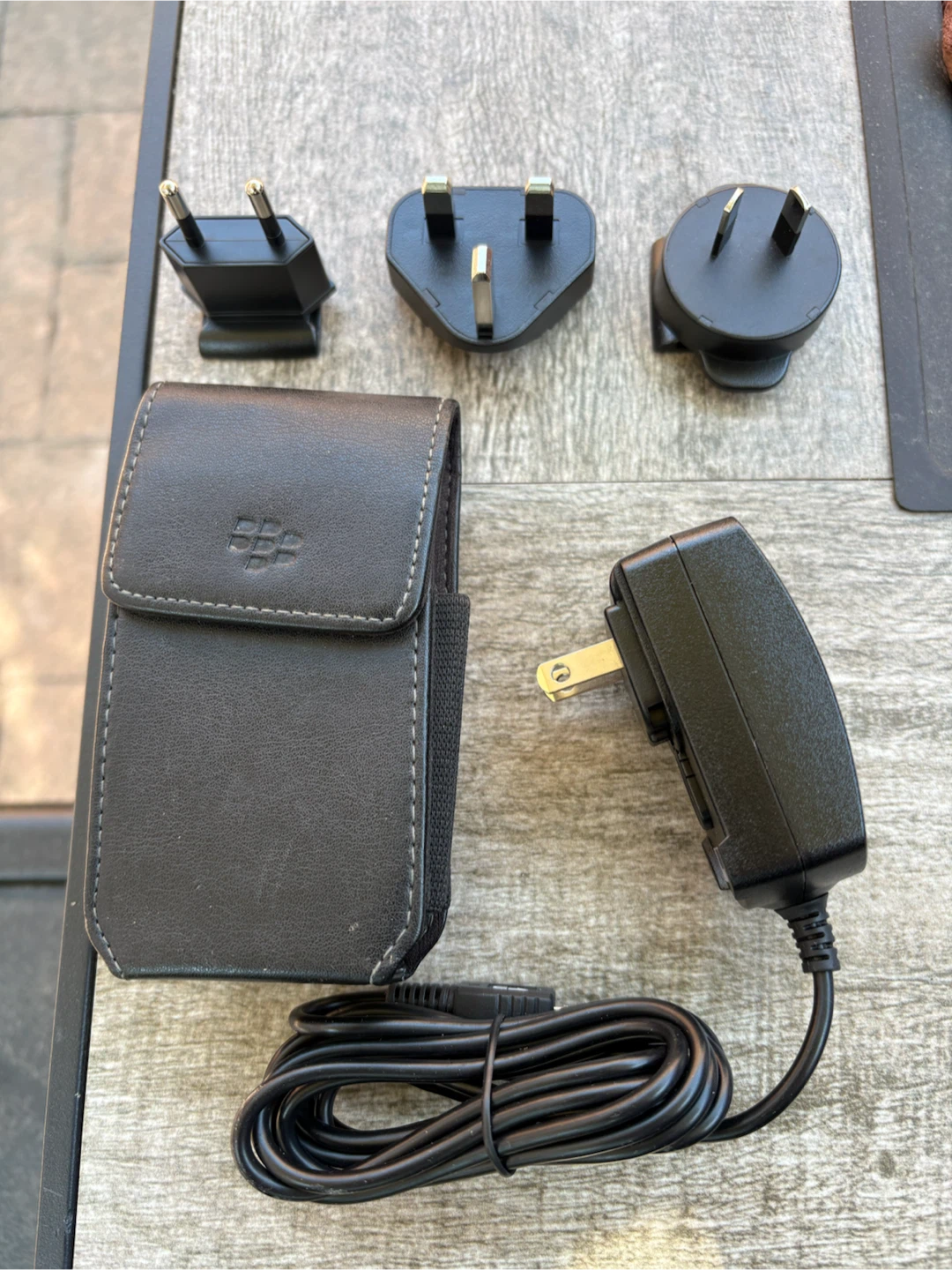 BlackBerry Charger & Holster with Adapters