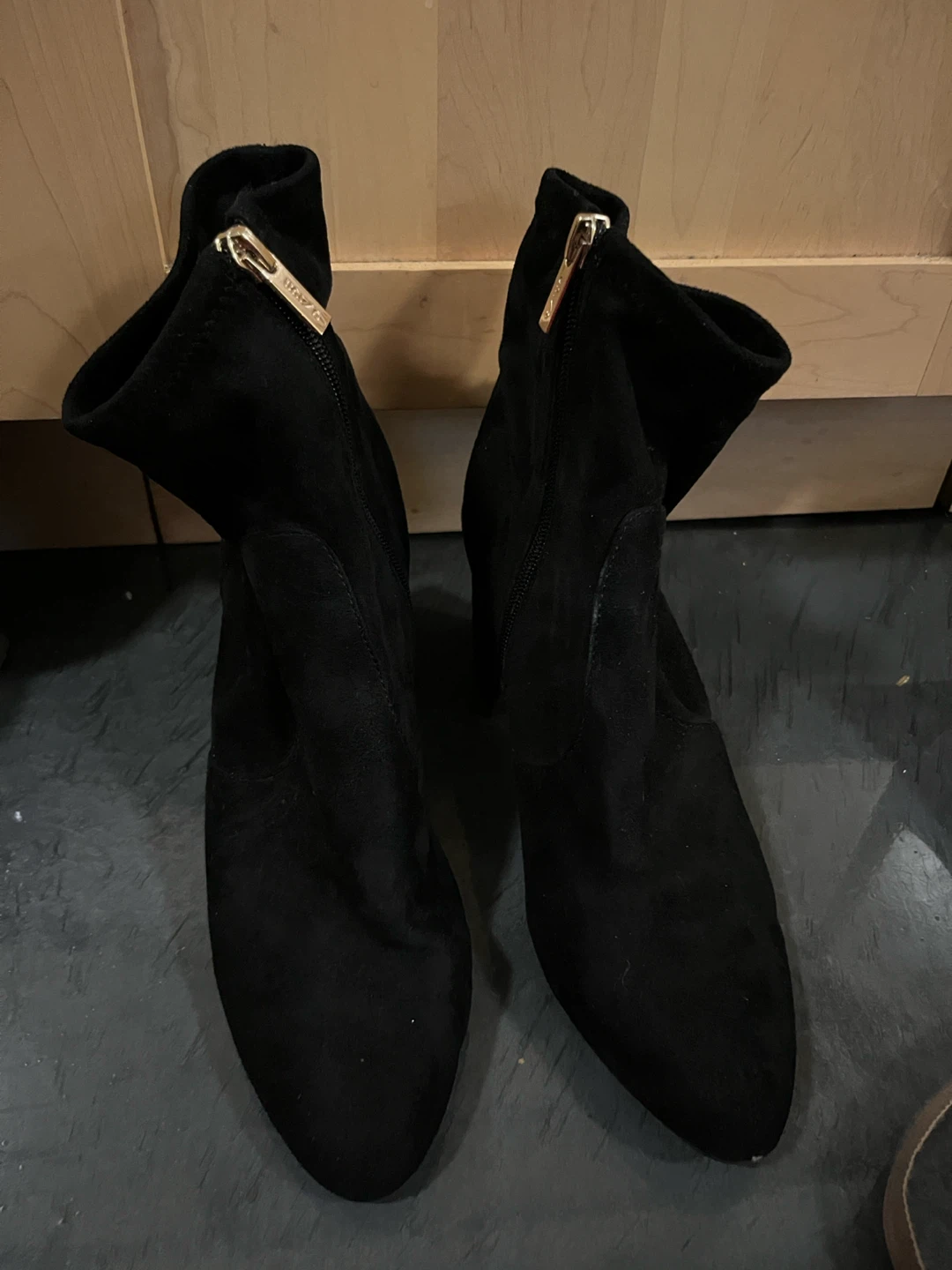 Black Suede Ankle Boots