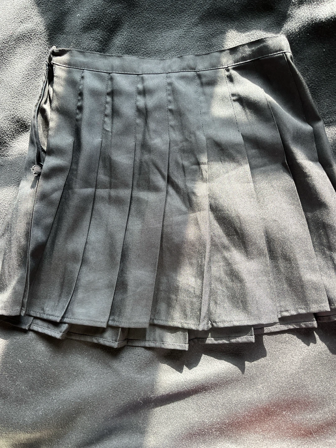 Pleated Skirts - Black, Pink Plaid, White - photo 5