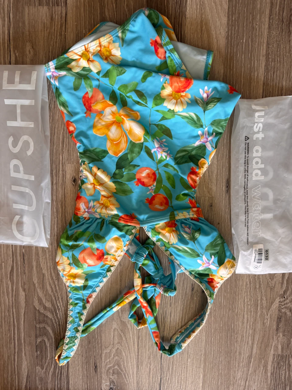 CUPSHE Floral One-Piece Swimsuit