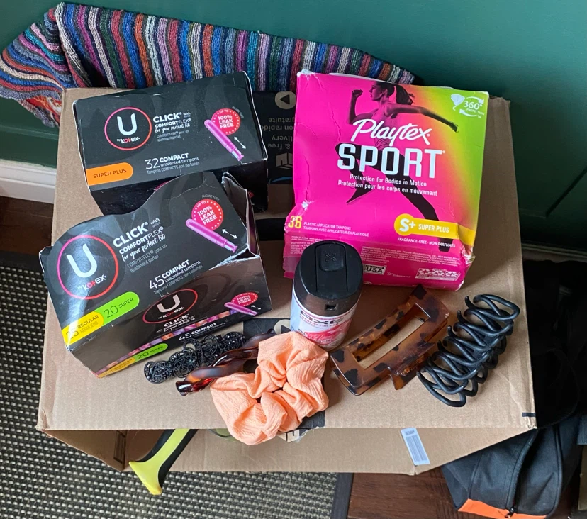 Kotex & Playtex Sport Tampons, Hair Accessories