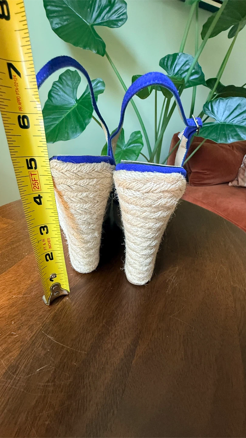 Blue Espadrille Wedge Sandals - photo 5