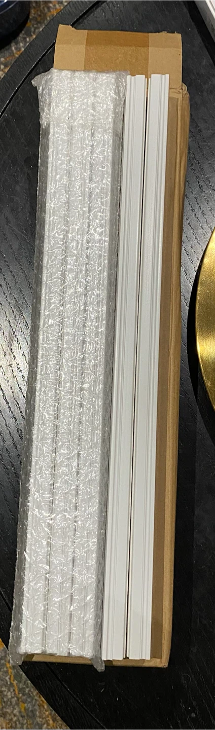 White Moulding Trim Kit with Corner Pieces - Cable Management - photo 3