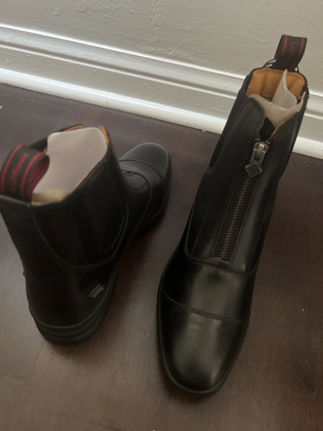 LeMieux Junior Zip Paddock Boot Black EU38/US 7