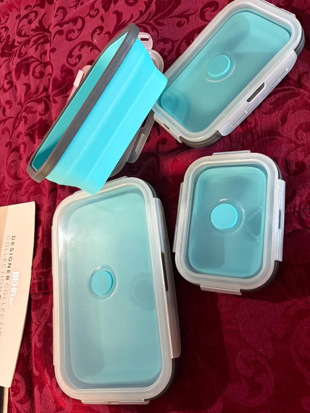 swihorab Collapsible Food Storage Containers - 4 Pack - photo 3