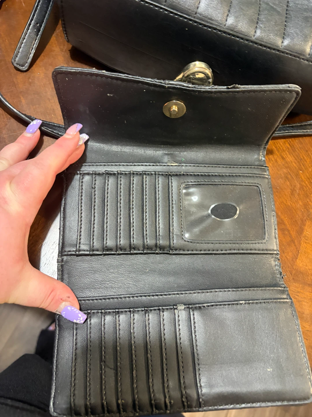 Black Guess leather purse, and Wallet - photo 3