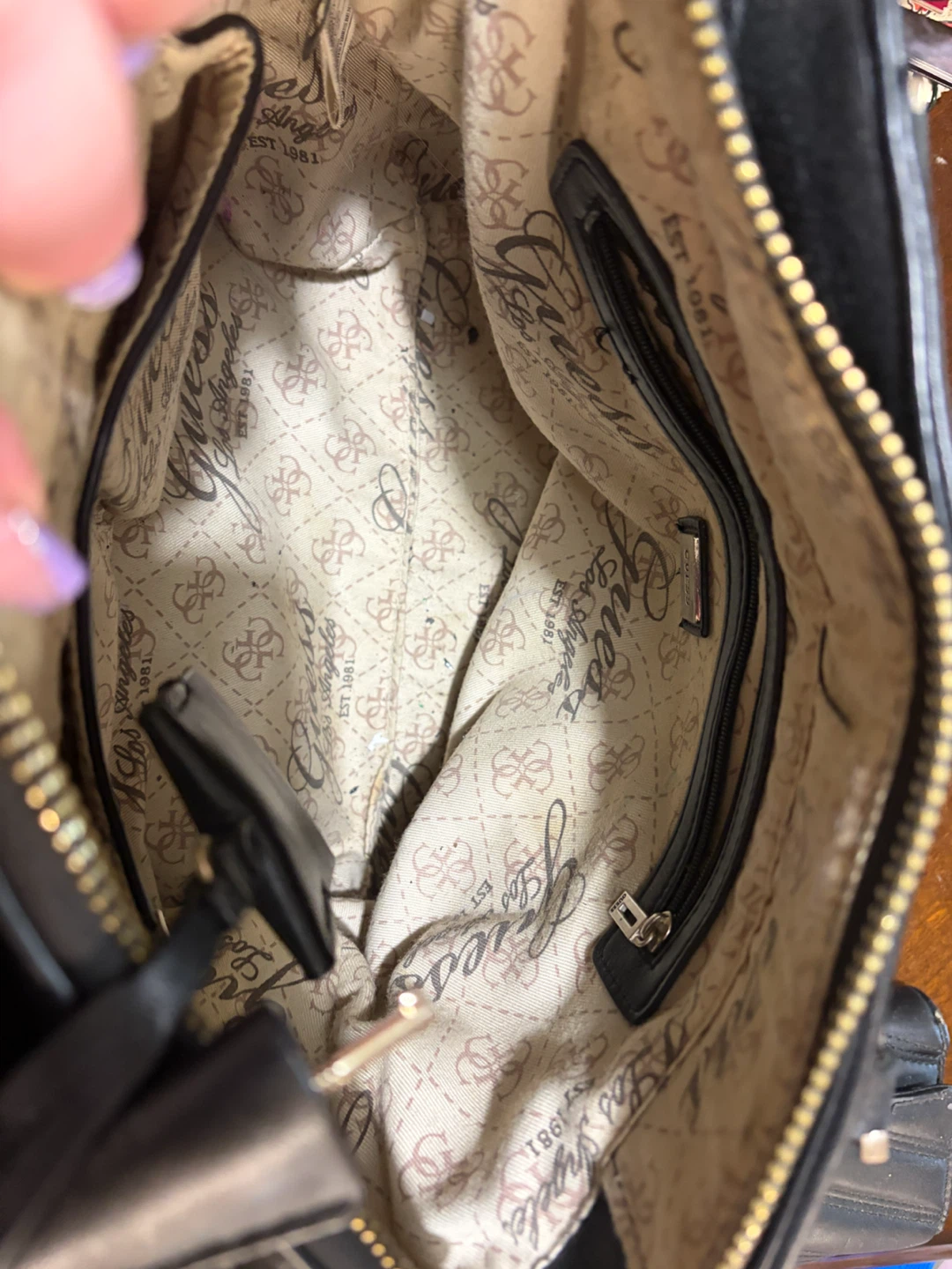 Black Guess leather purse, and Wallet - photo 4