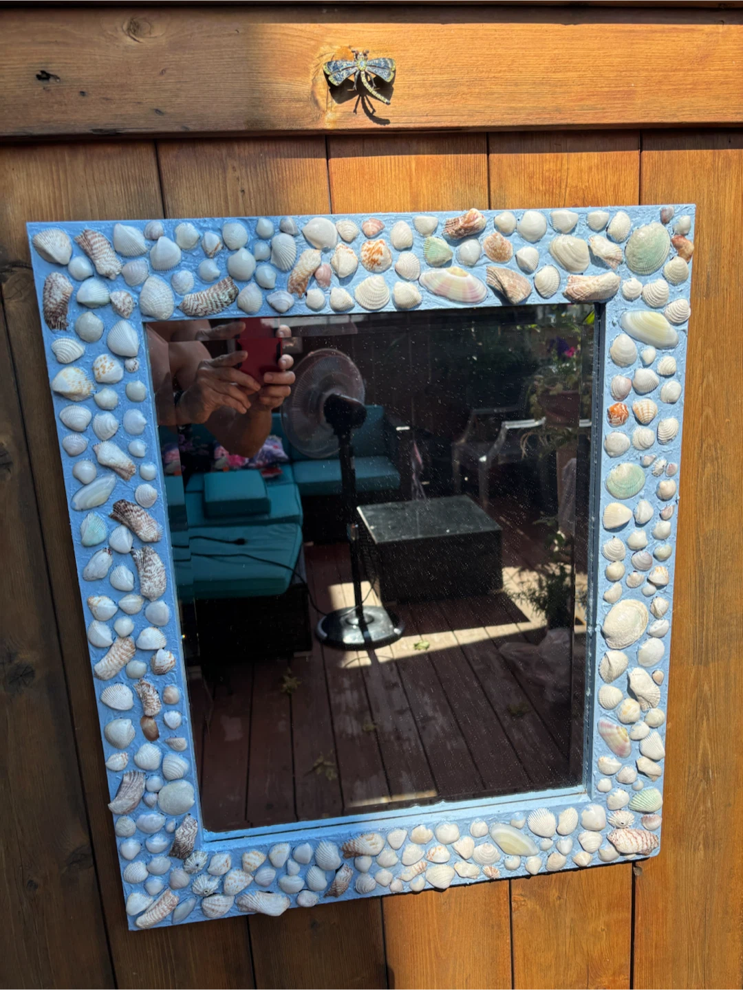 Seashell Decorated Mirror - photo 2