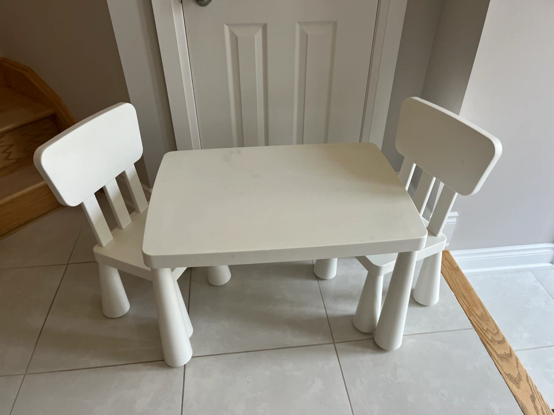 Ikea Kids Table and Chairs Set