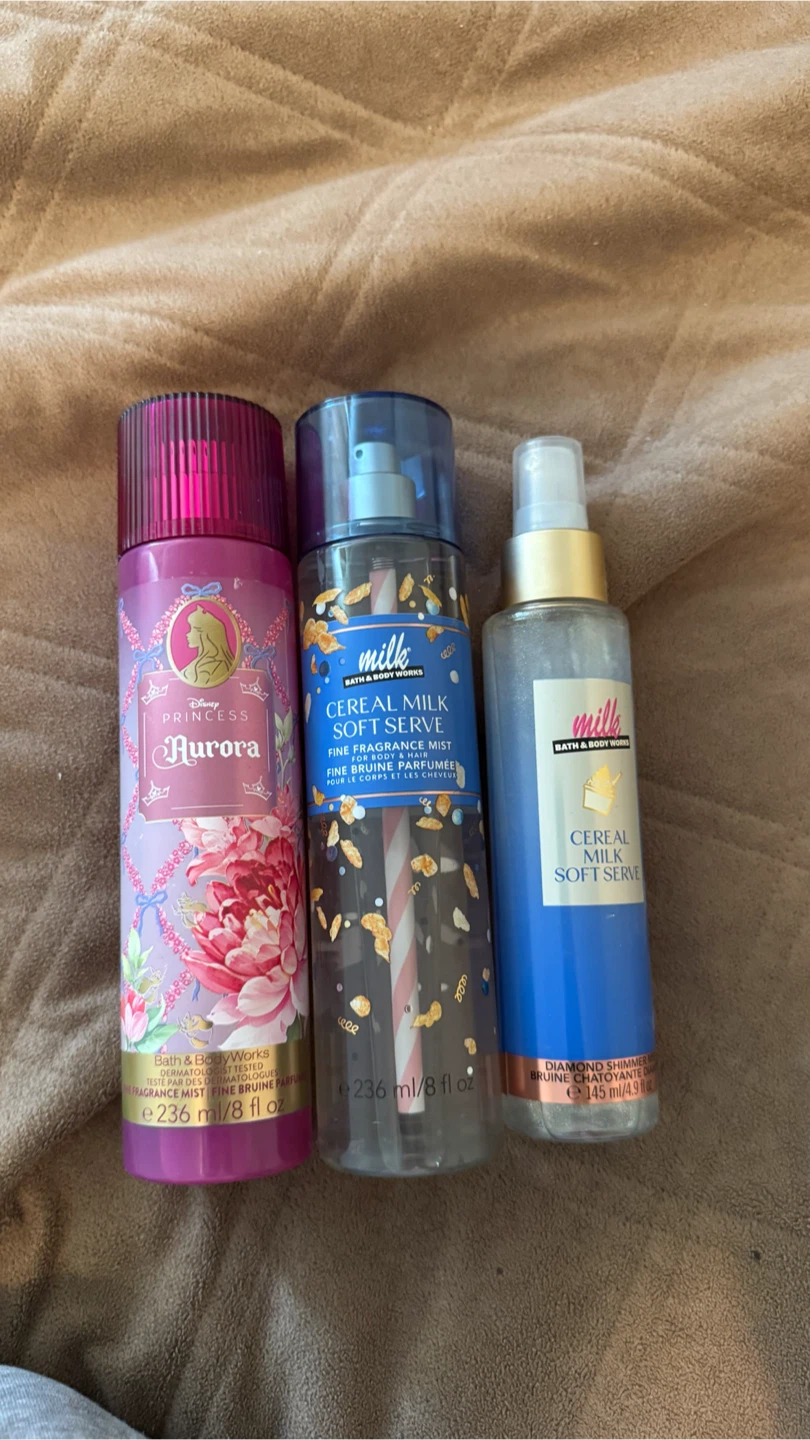 Bath & Body Works Fragrance Mists - Aurora, Cereal Milk