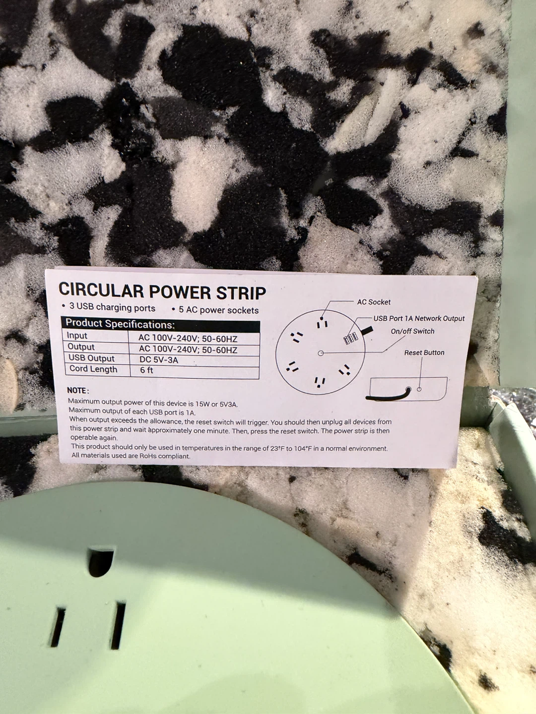 Urban Outfitters Circular Power Strip - photo 4