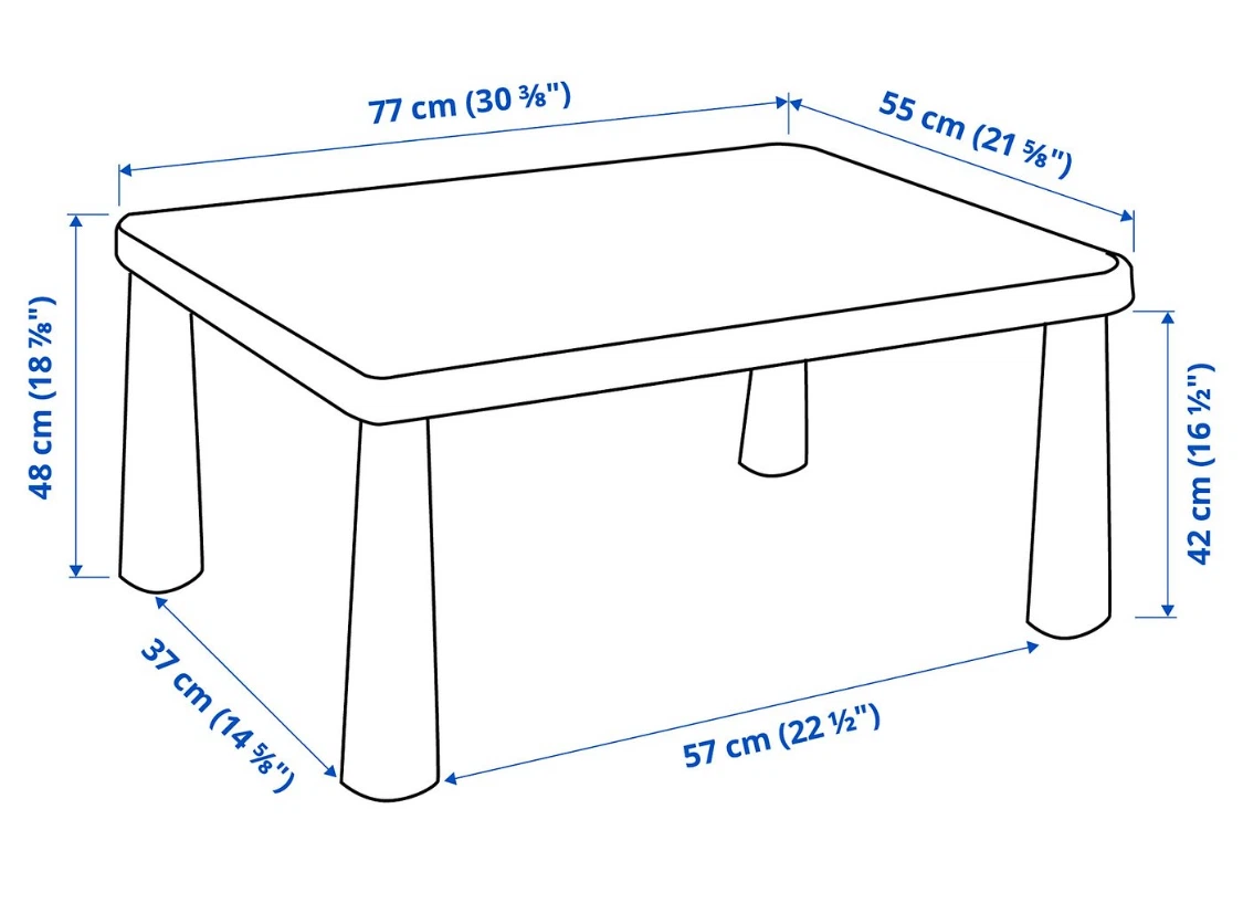 Ikea Kids Table and Chairs Set - photo 4