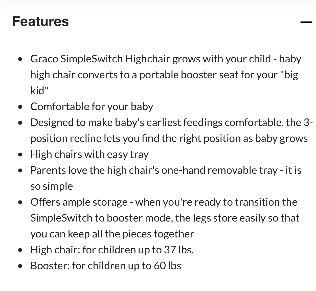 Graco SimpleSwitch Highchair - photo 3