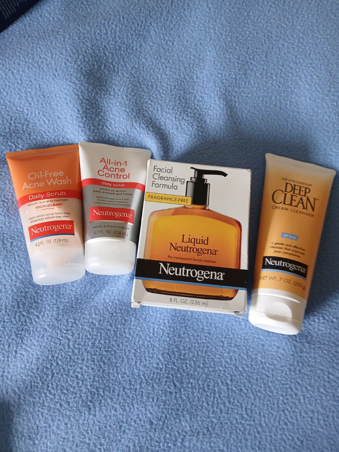 Neutrogena Acne Control & Deep Clean Face Wash Bundle