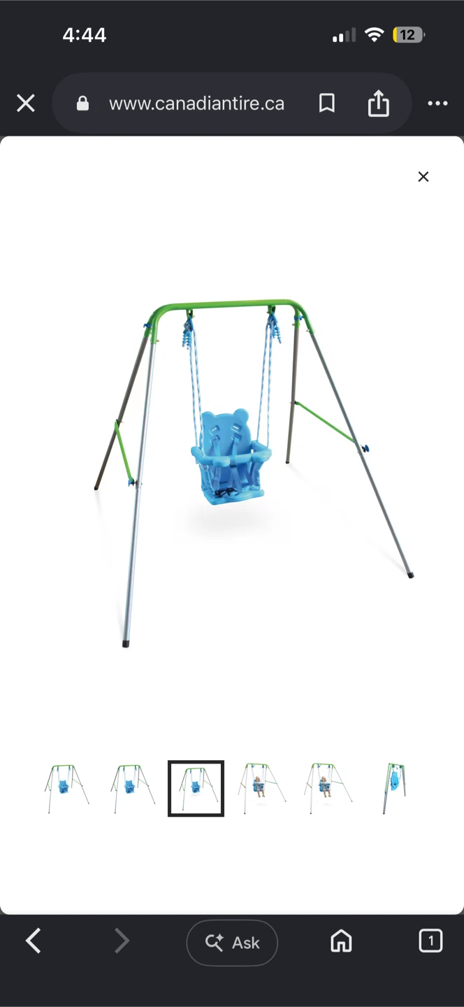 toddler swing - photo 2