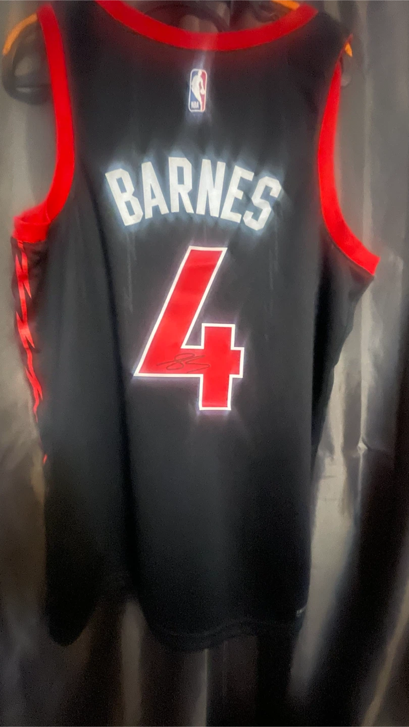 Scottie Barnes Autographed Toronto Raptors NBA  Jersey - photo 2