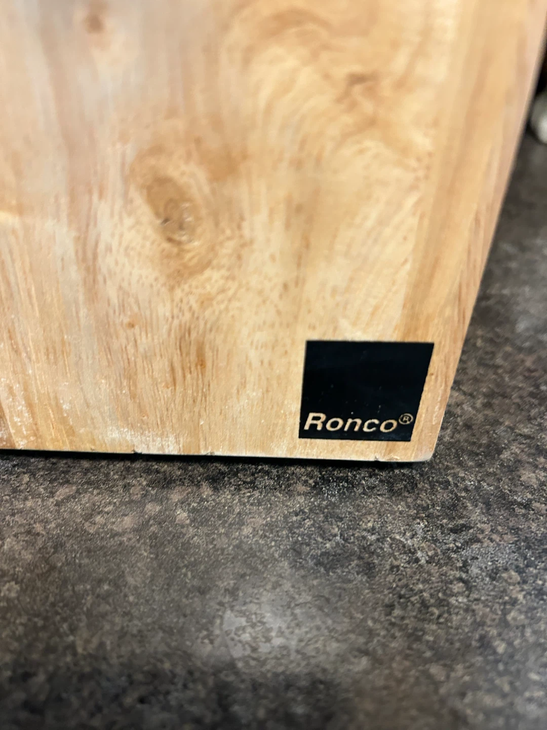 Ronco knife set and wooden block - photo 5