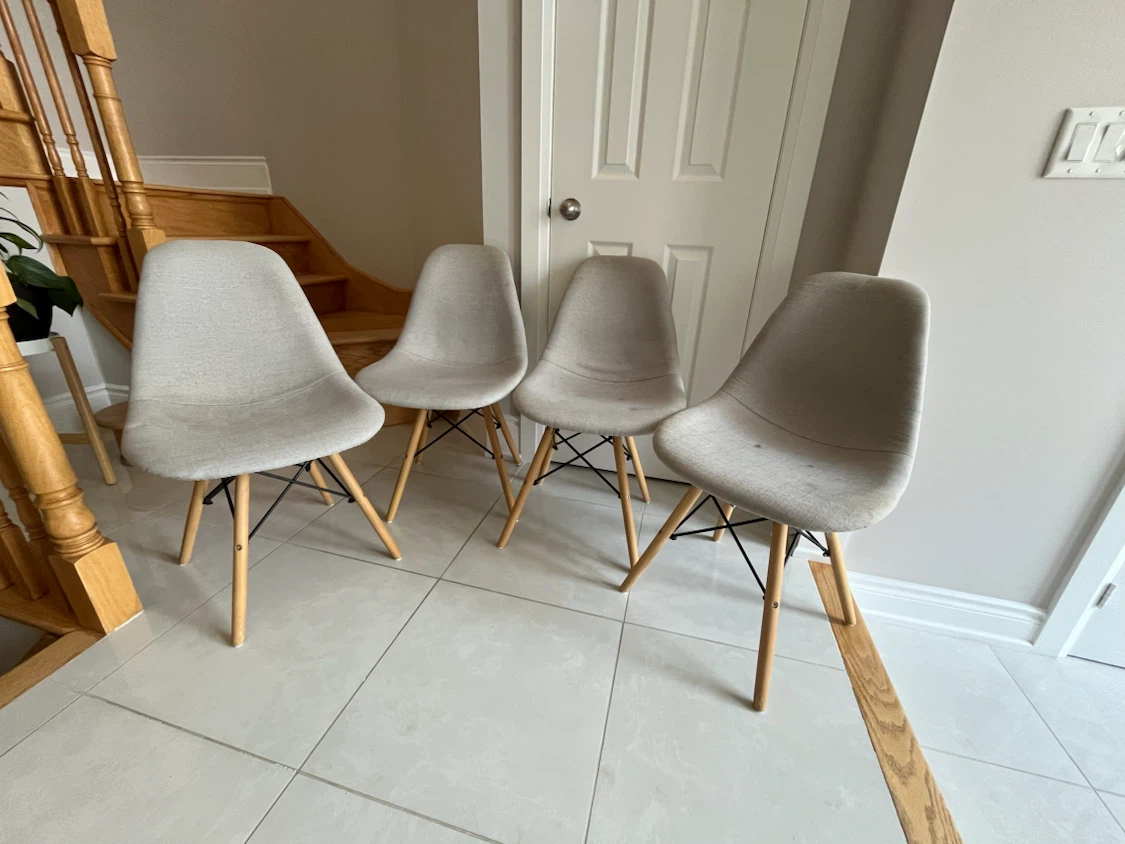 Set of 4 Dining Chairs - photo 2