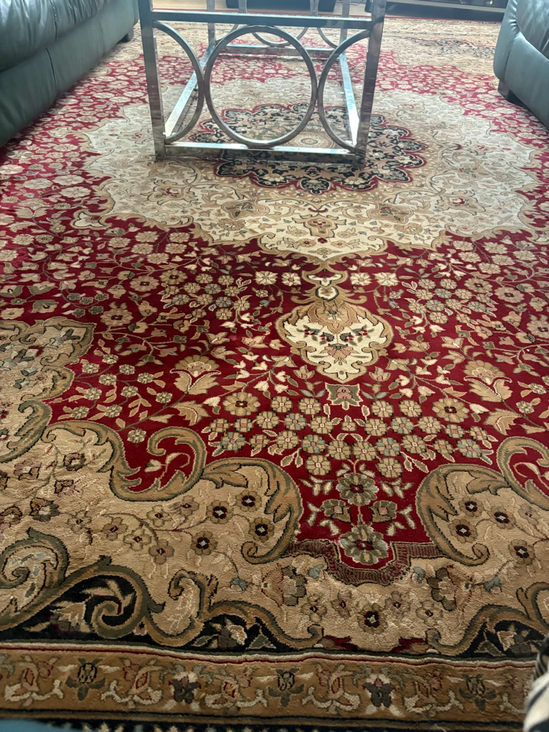 TTT Collection Area Rug - 300x400cm Red/Cream
