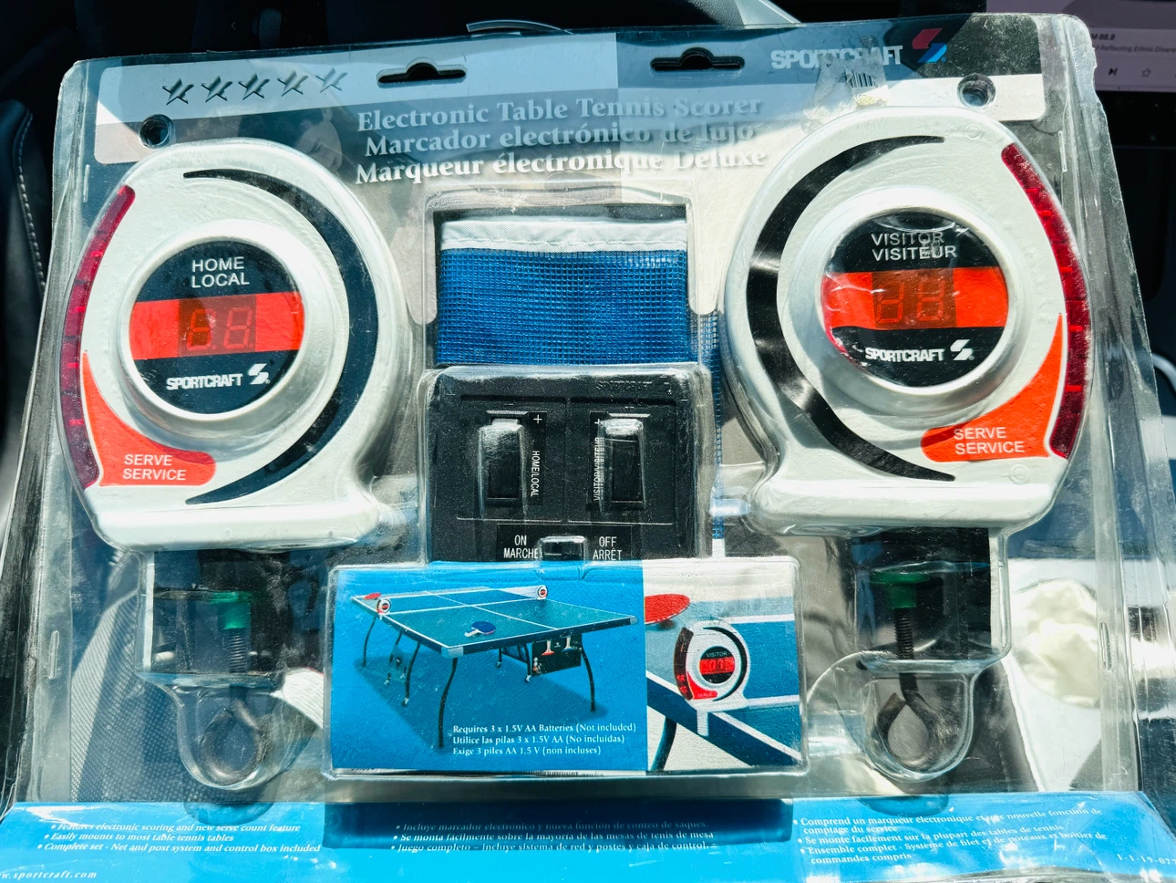 Table Tennis Scorer Deluxe, Sportcraft Electronic
