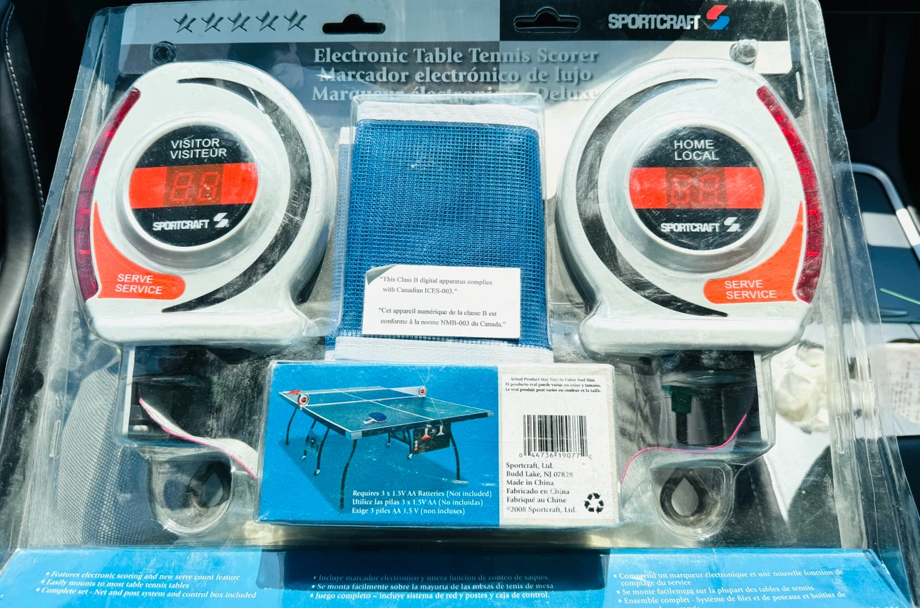 Table Tennis Scorer Deluxe, Sportcraft Electronic - photo 2