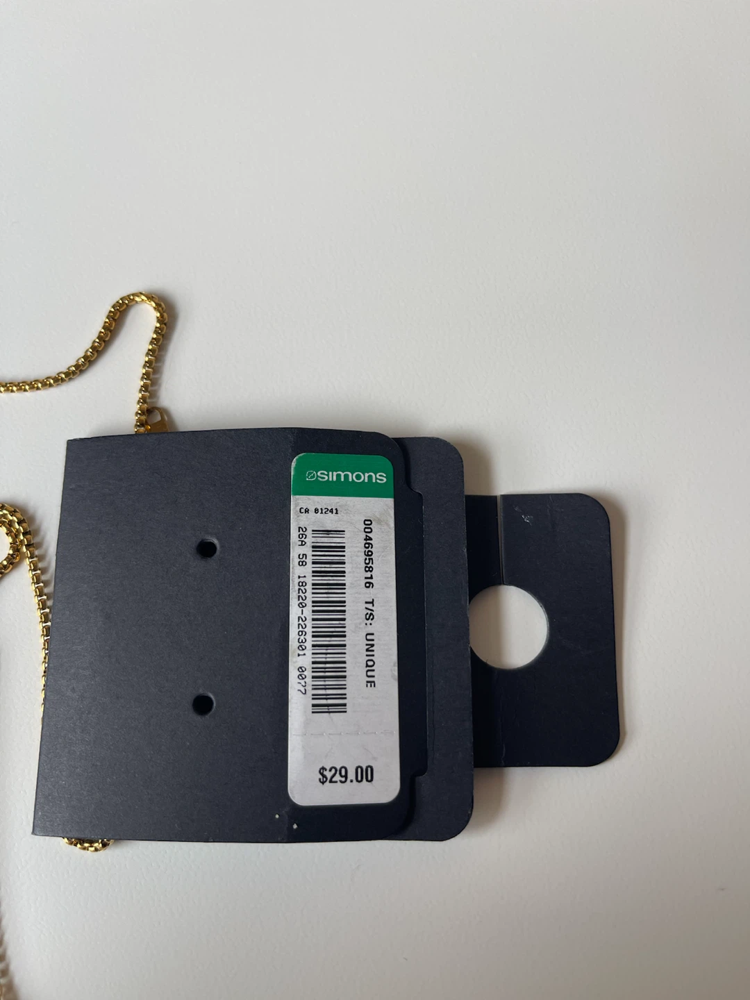 Simons Gold Tone Locket Necklace - photo 4