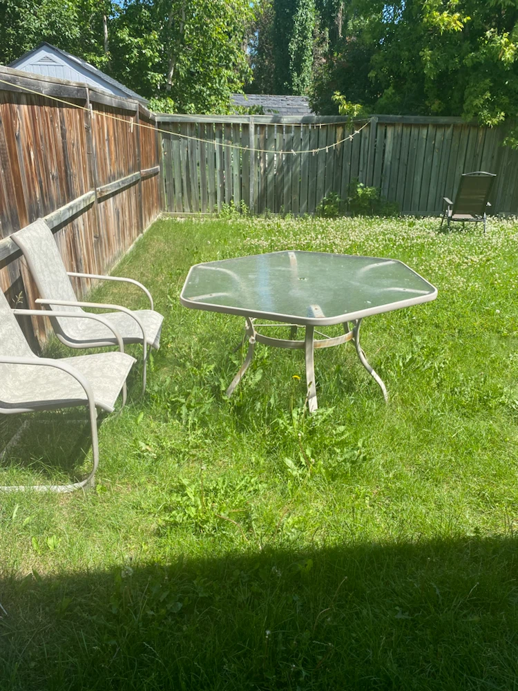 Glass Top Patio Table - photo 2