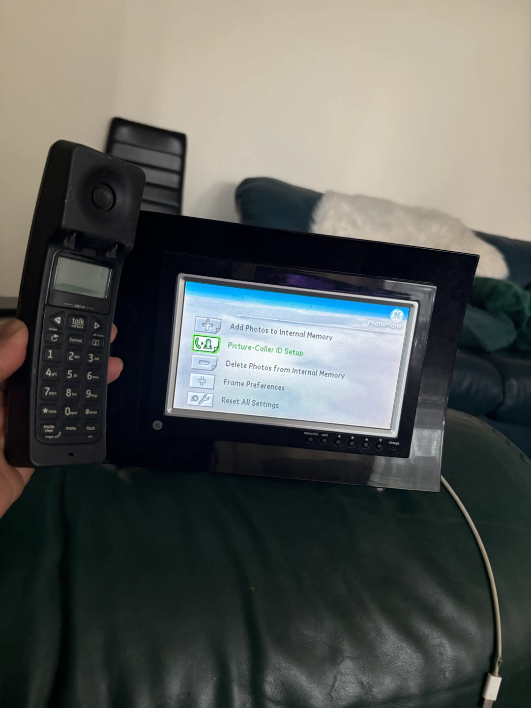 GE Photo Frame with Cordless Phone - photo 4
