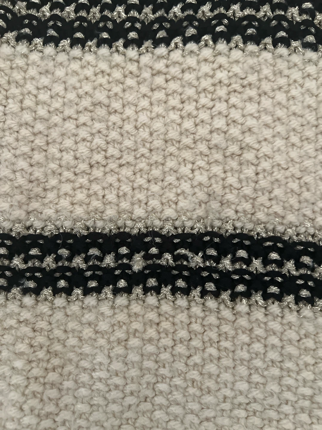 Mango Striped Knit Sweater Size Small - photo 2