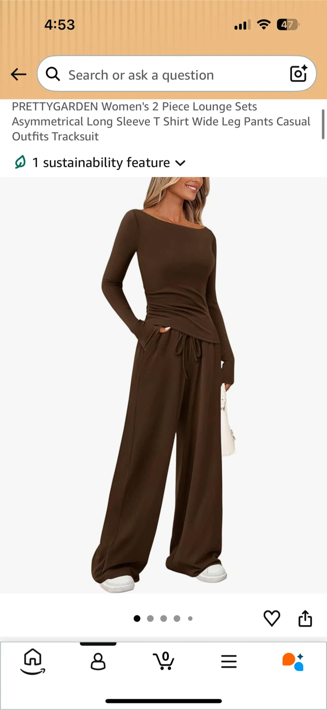PRETTY GARDEN Women's Lounge Set - lrg NEW