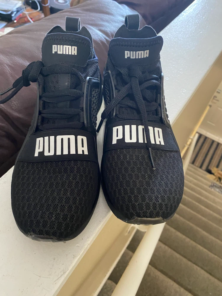 Black Puma Ignite Running Shoes