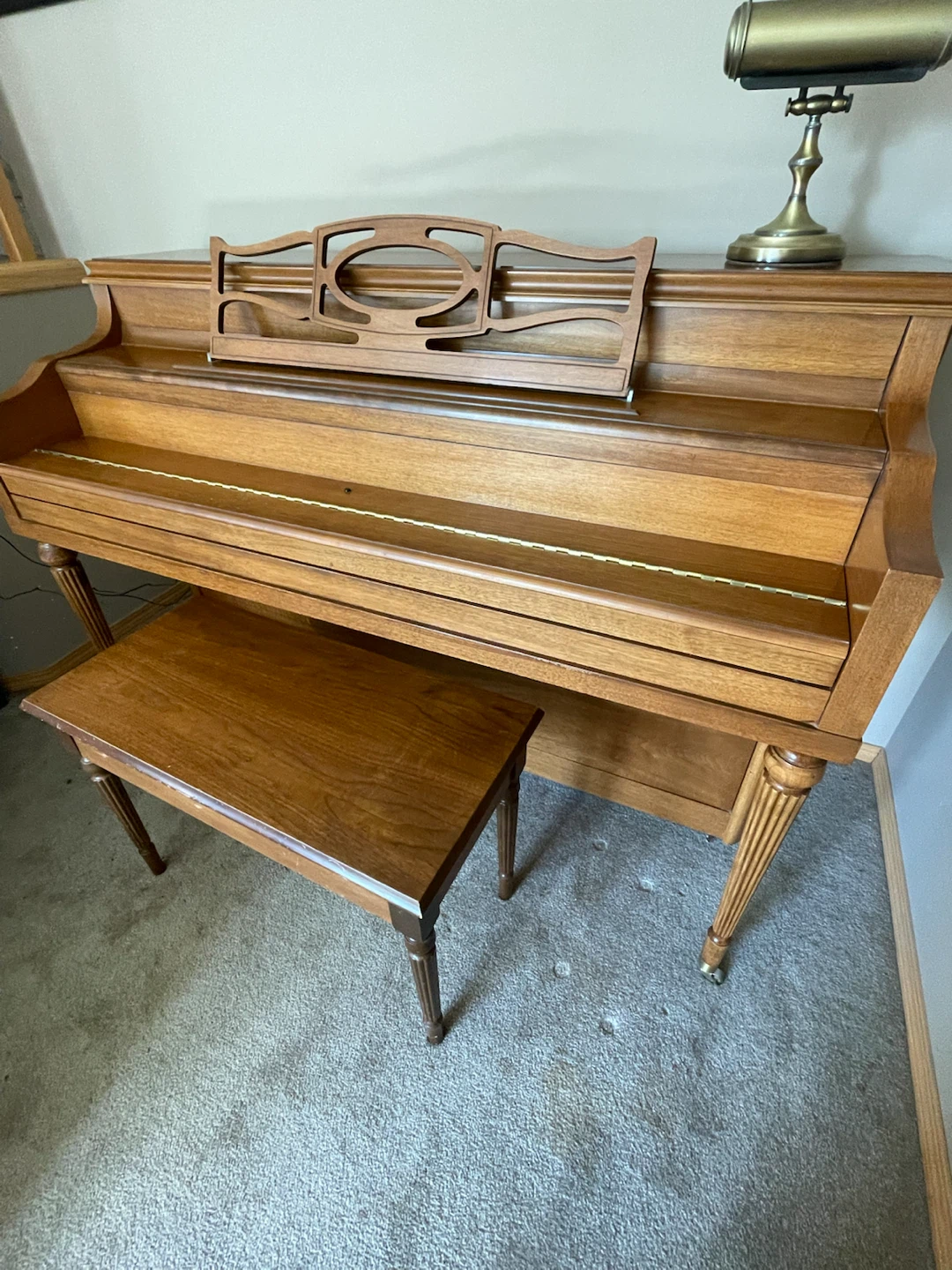 Henry Herbert De Luxe Upright Piano - photo 2