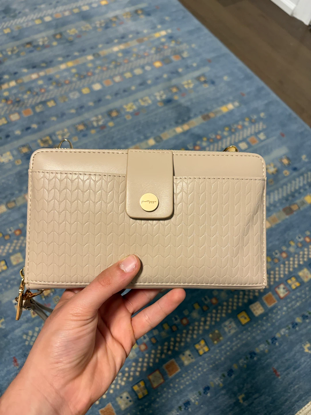 Pale Pink Wallet with Detachable Straps - photo 2