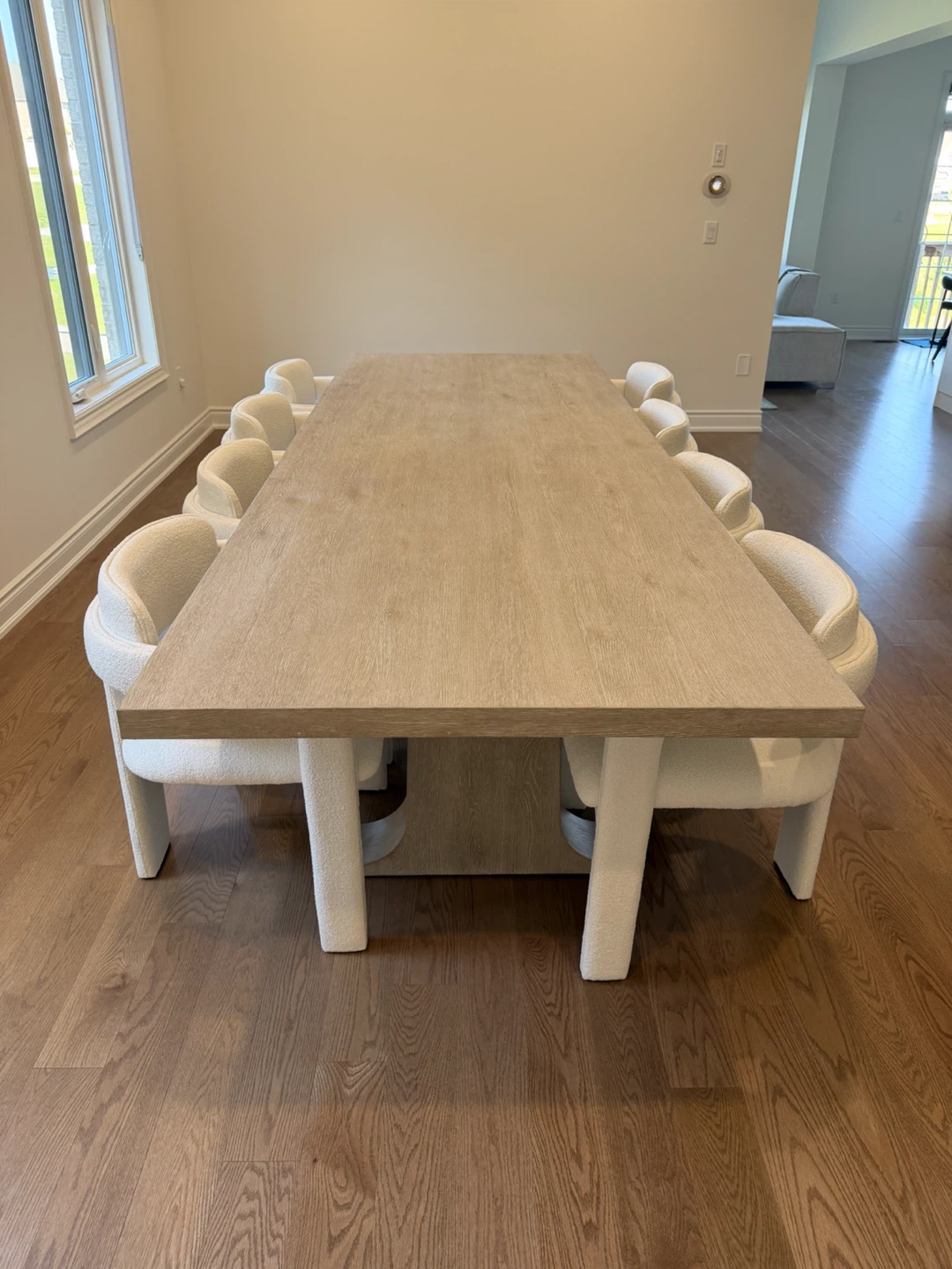 Restoration Hardware Dinning table, selling as a set.