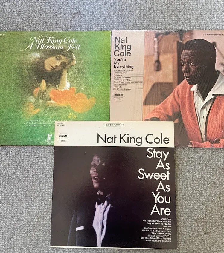 Nat King Cole Vinyl Record Collection