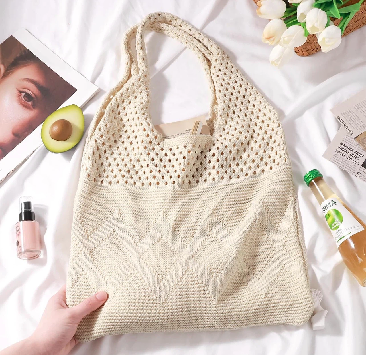 Knit Tote Bag - photo 2