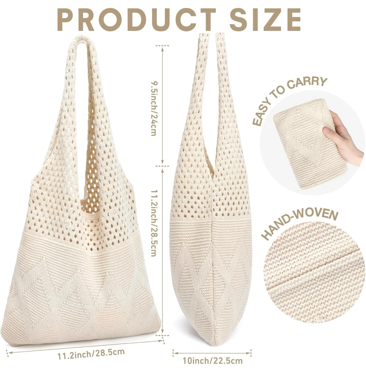 Knit Tote Bag - photo 4