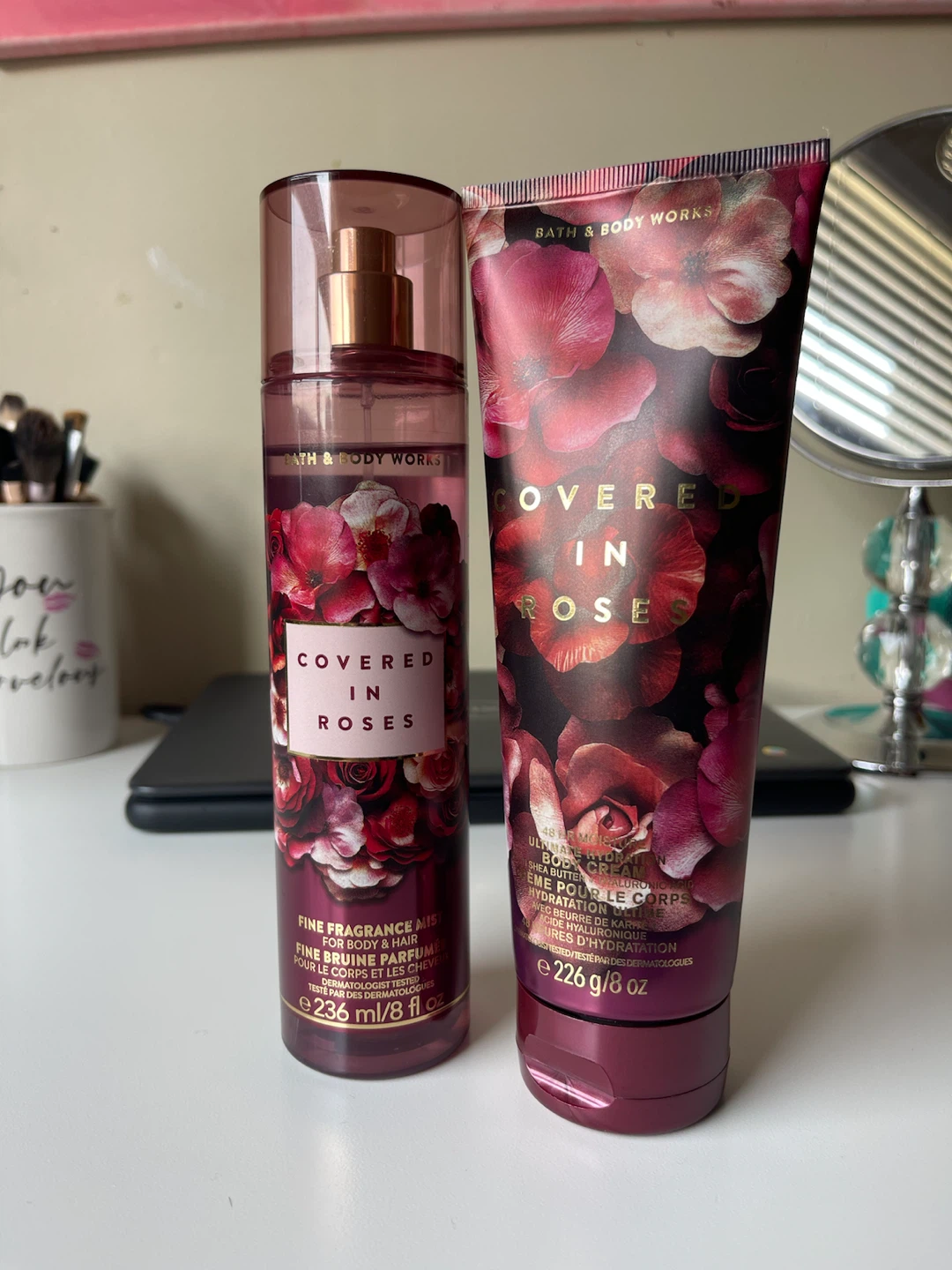 Covered in Roses Fragrance Mist & Body Cream Set