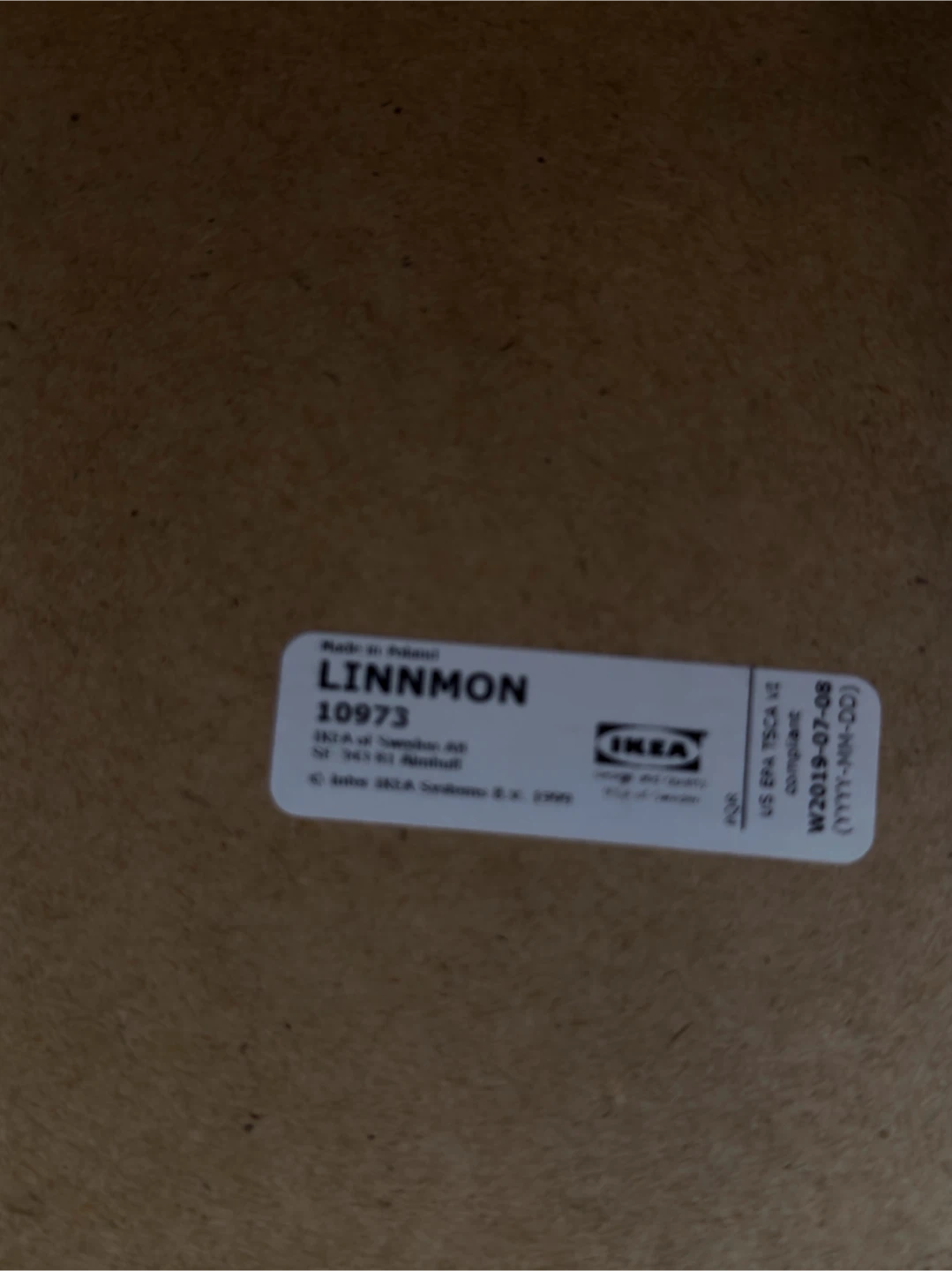 IKEA LINNMON Tabletop - Black/Brown - photo 2