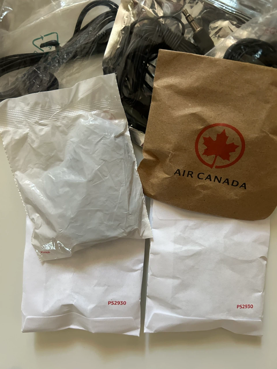 Brand New Air Canada & Misc. Biodegradable Earbuds - photo 3