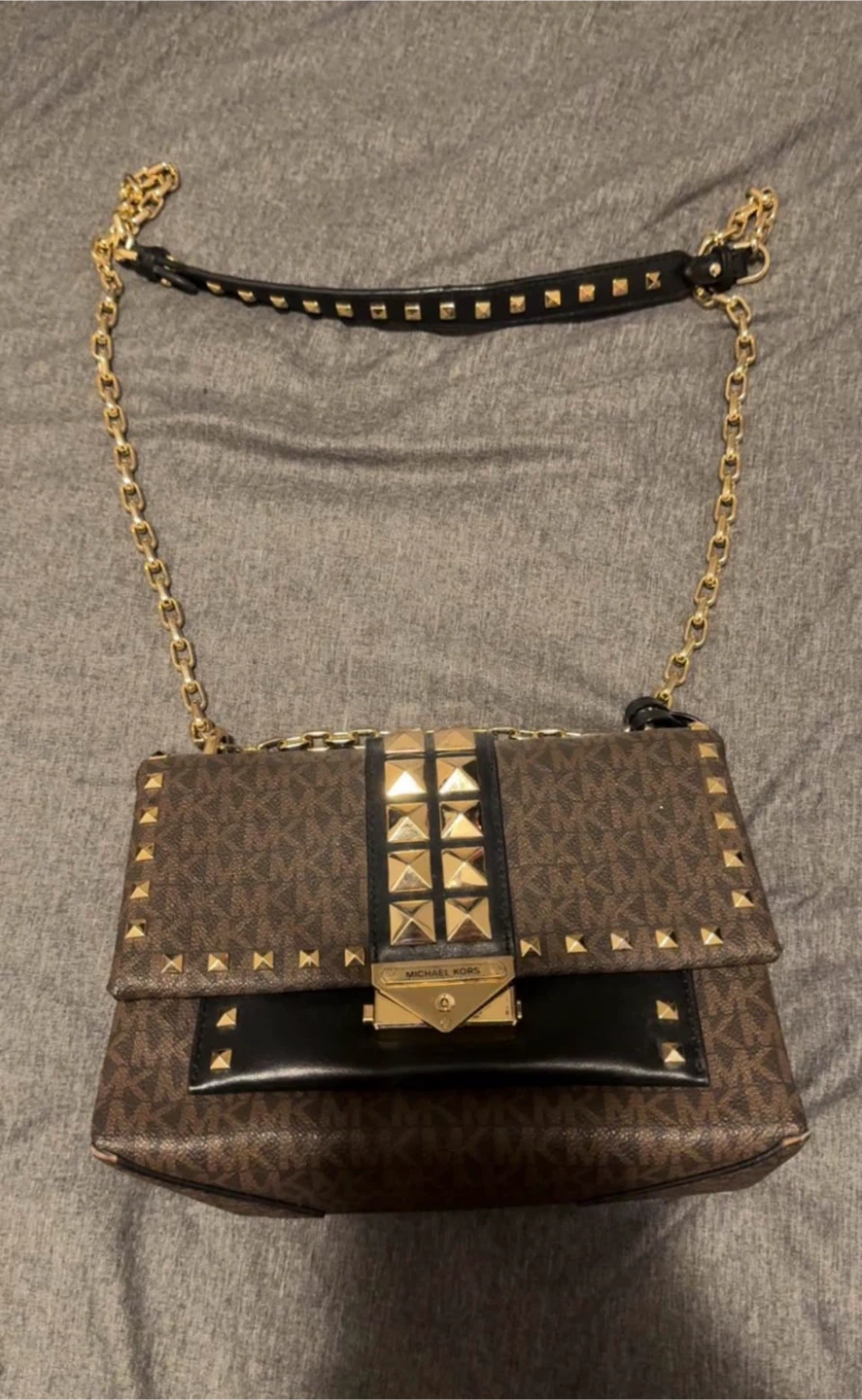 Michael Kors Studded Shoulder Bag