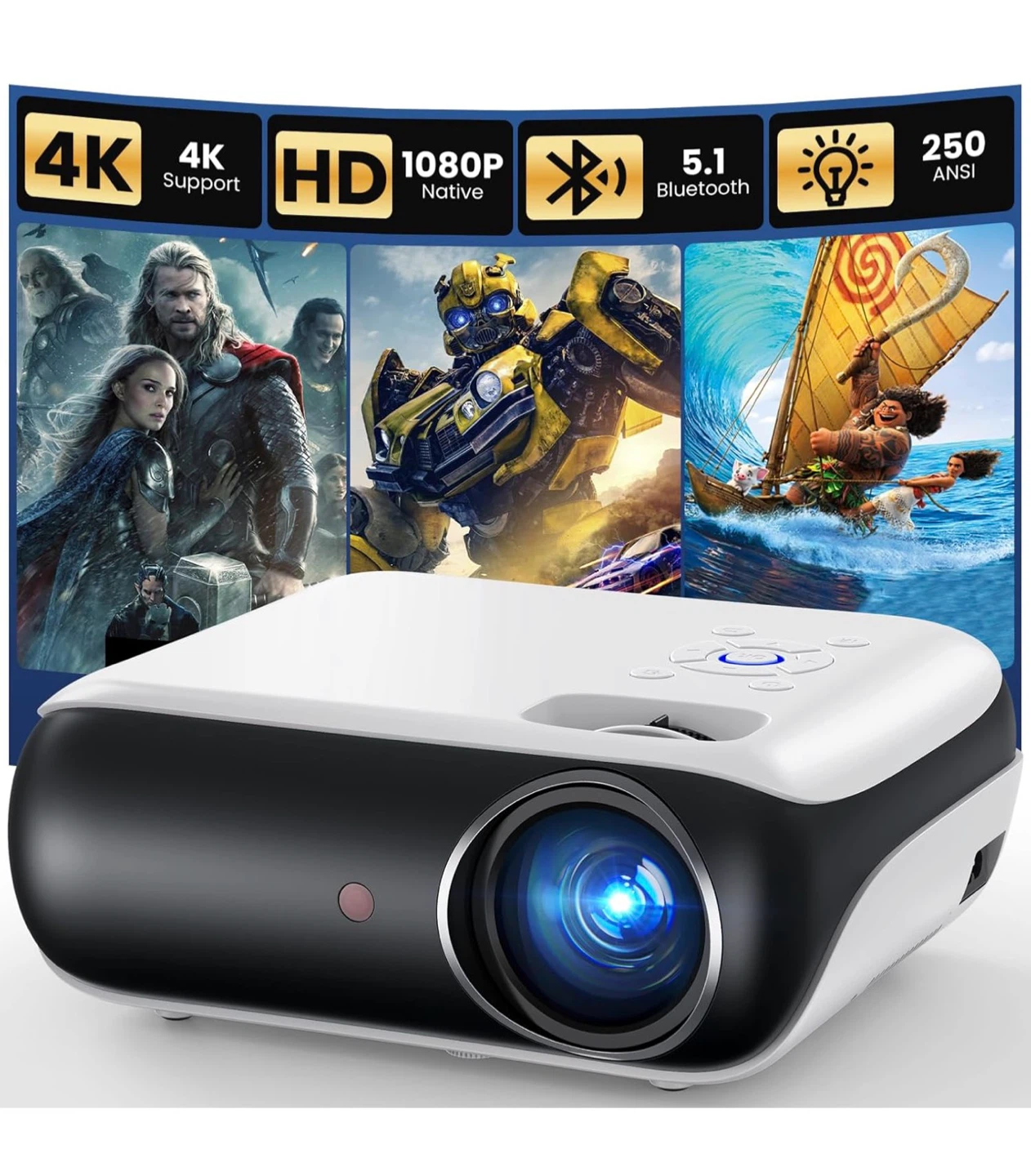 Portable Bluetooth Projector