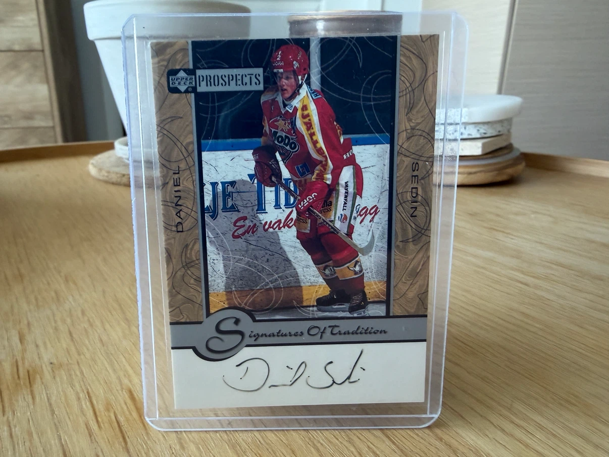 DANIEL SEDIN 2000 Rookie Prospects Auto Hockey Card