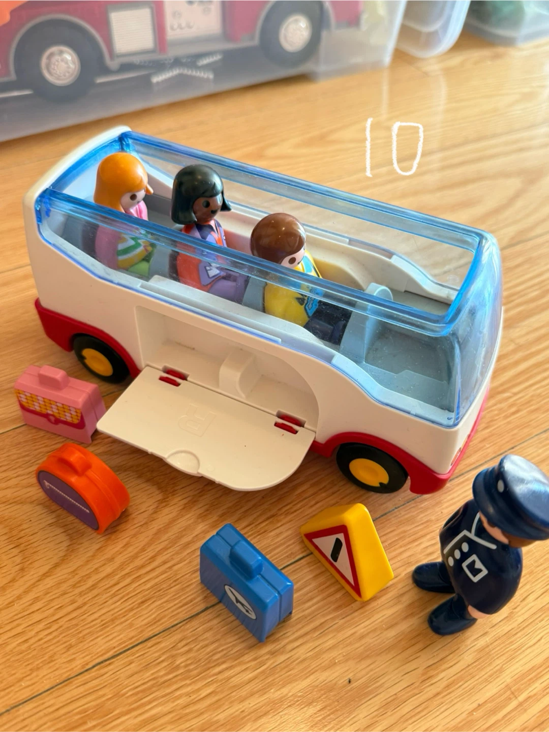 Toy toddler Bus with Figures and Accessories