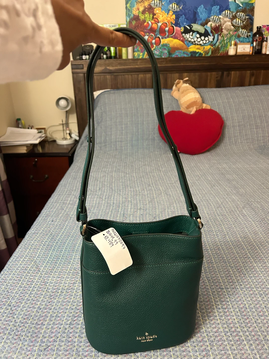 Kate Spade Green Leather Bucket Bag - photo 2