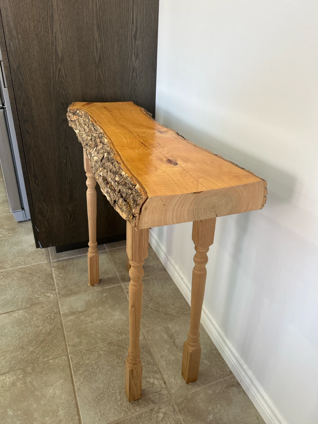 Live Edge Wood Console Table - photo 2