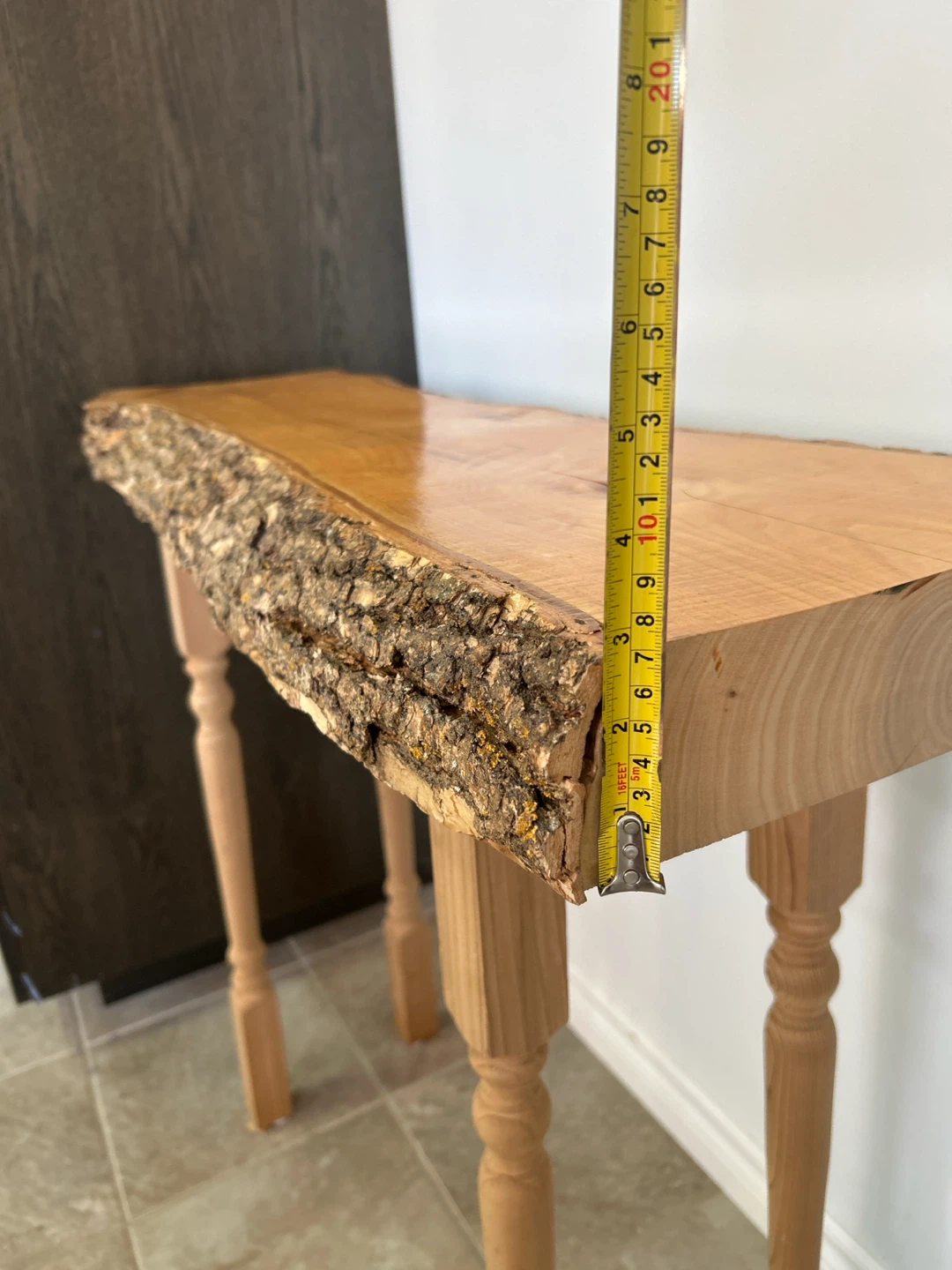 Live Edge Wood Console Table - photo 3